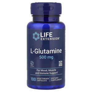 L-Glutamine, 500 mg, 120 Vegetarian Capsules của Life Extension