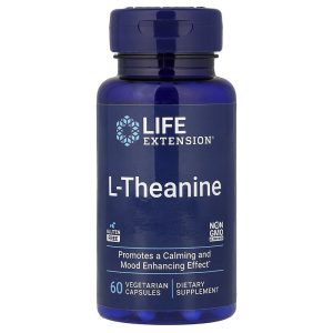 L-Theanine, 100 mg, 60 Vegetarian Capsules của Life Extension