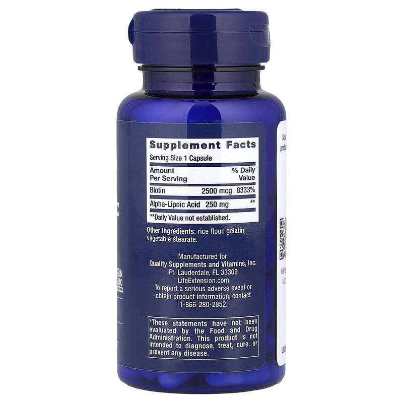 Alpha Lipoic Acid with Biotin