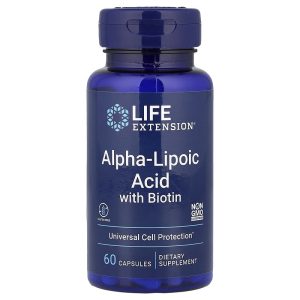 Alpha Lipoic Acid with Biotin, 60 Vegetarian Capsules của Life Extension