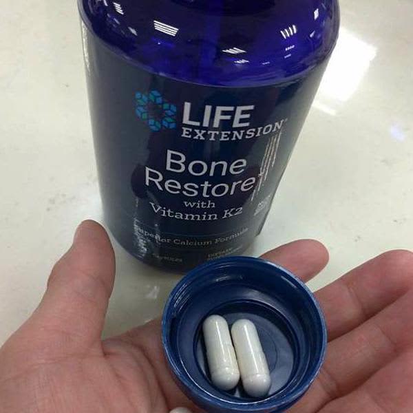 Đánh giá Bone Restore with Vitamin K2 của Life Extension: Giải pháp toàn diện cho xương chắc khỏe