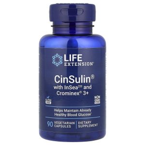Cinsulin with InSea2 and Crominex 3, 60 Vegetarian Capsules của Life Extension