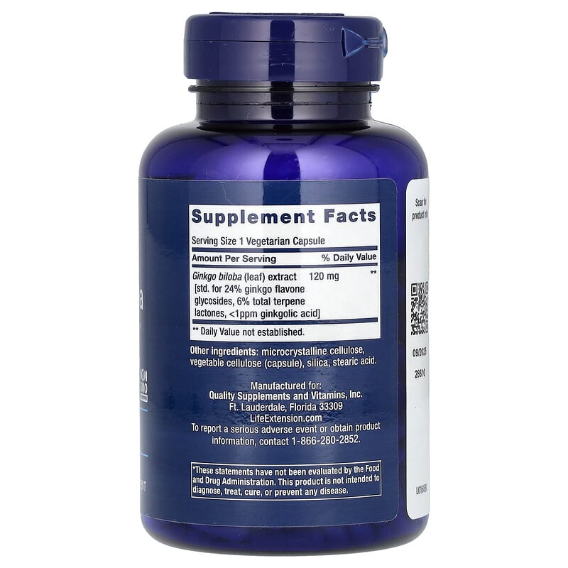 Ginkgo Biloba Certified Extract