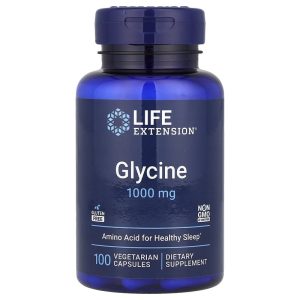 Glycine, 1,000 mg, 100 Vegetarian Capsules của Life Extension