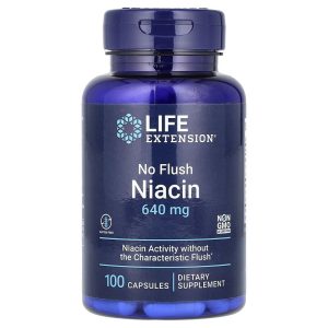 No Flush Niacin, 500 mg, 100 Veggie Caps của Life Extension
