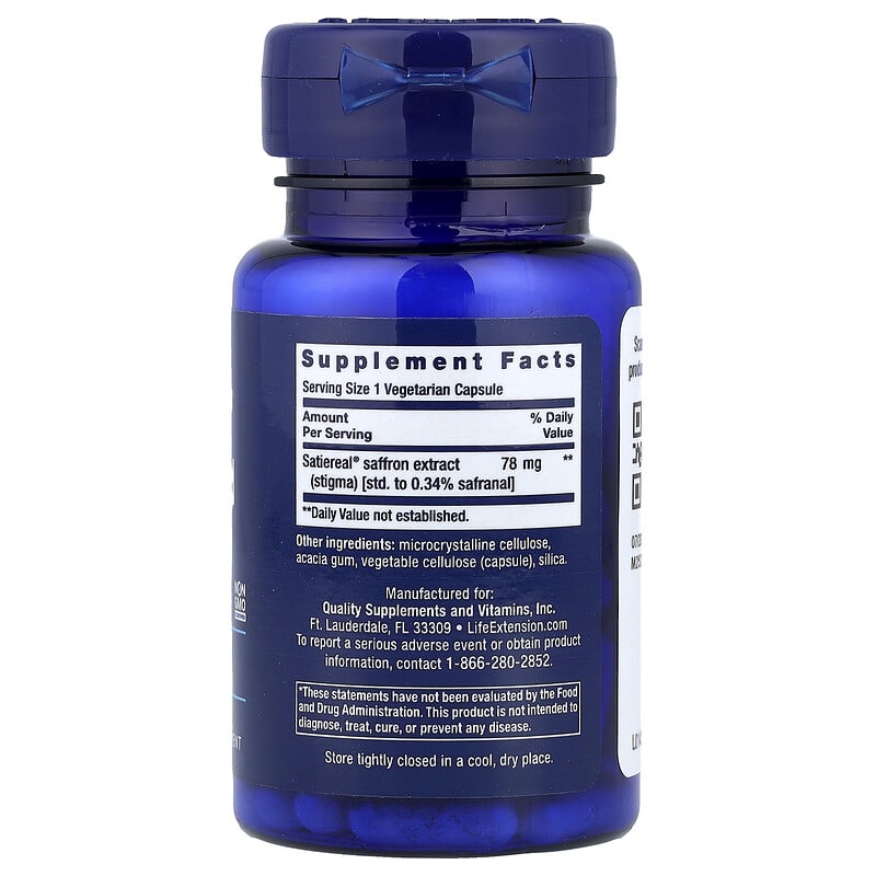 Optimized Saffron with Satiereal