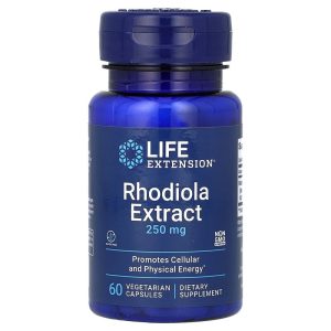 Rhodiola Extract, 60 Vegetarian Capsules của Life Extension
