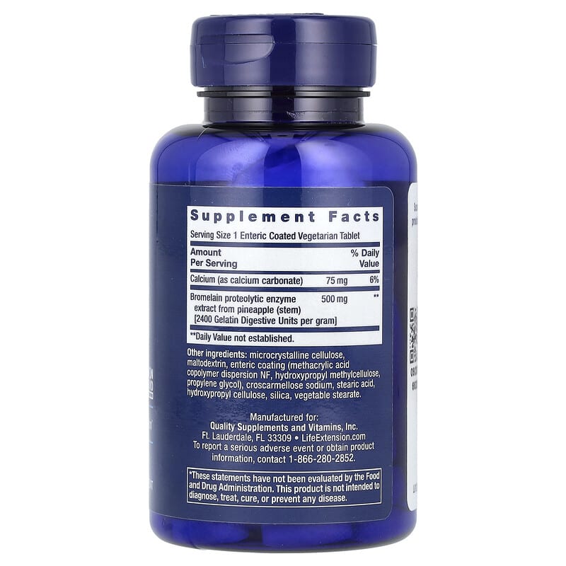 Specially Coated Bromelain