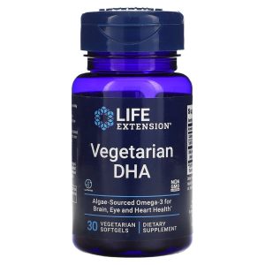 Vegetarian DHA, 60 Softgels của Life Extension