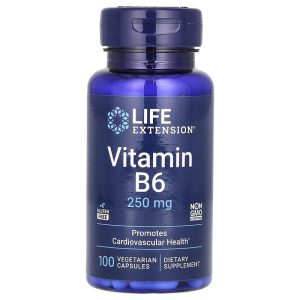 Vitamin B6, 100 mg, 100 Capsules của Life Extension