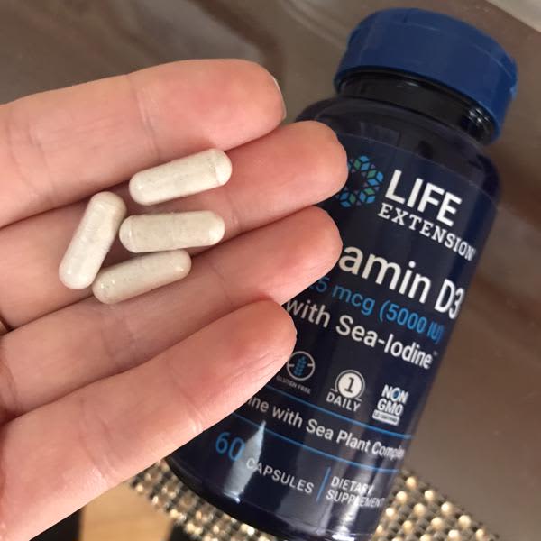 Đánh giá Vitamin D3 với Sea Iodine của Life Extension